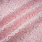 PINK LACE BUSTIER MIDI DRESS